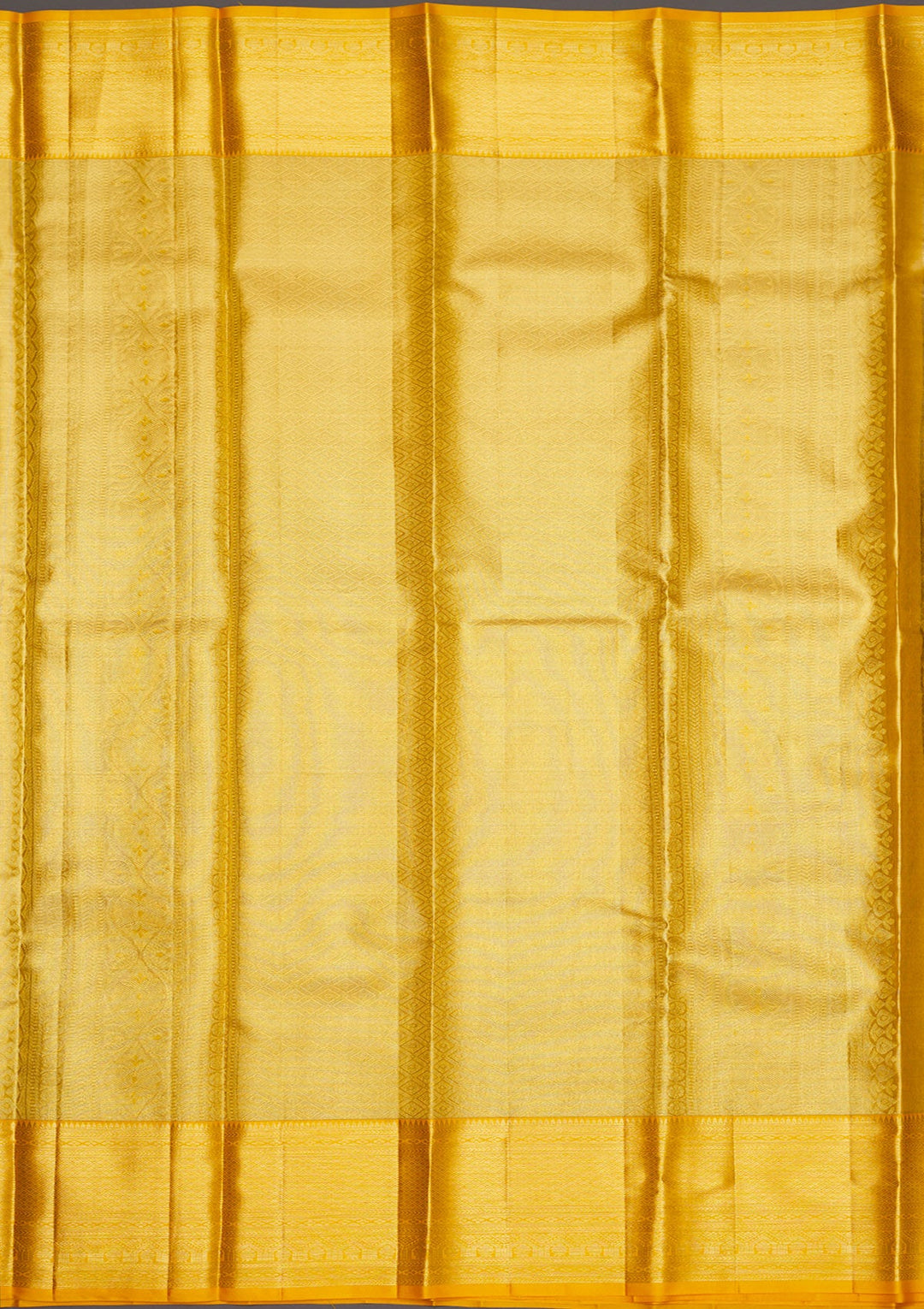 Yellow Zariwork Pure Silk Saree-Koskii