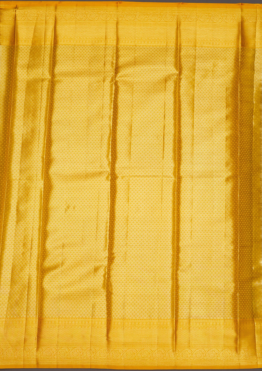 Yellow Zariwork Pure Silk Saree-Koskii