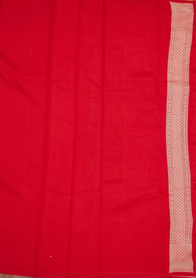 Yellow Zariwork Pure Silk Saree-Koskii
