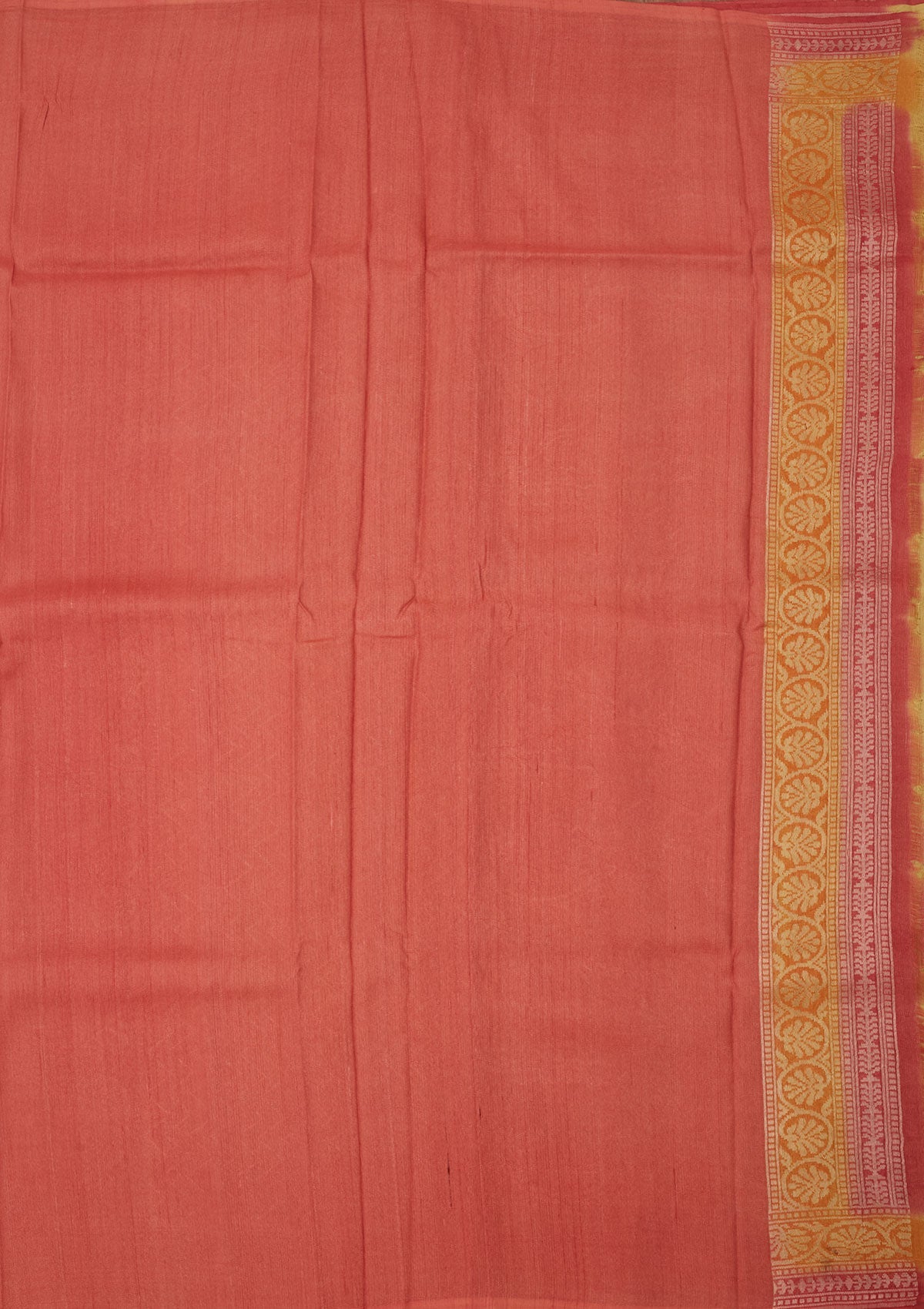 Yellow Zariwork Pure Silk Saree-Koskii