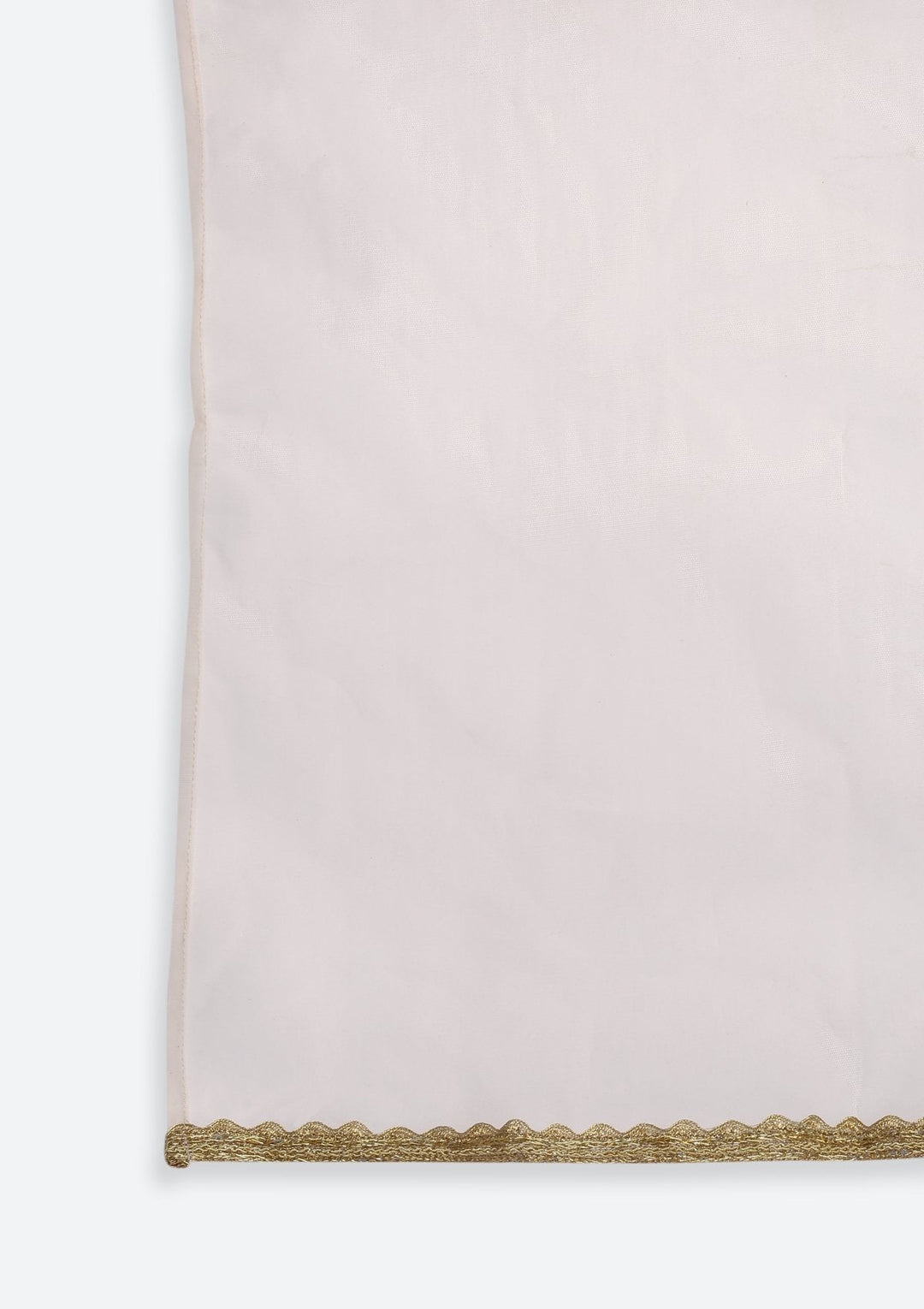 Peach Cutdana Net Designer Gown-Koskii