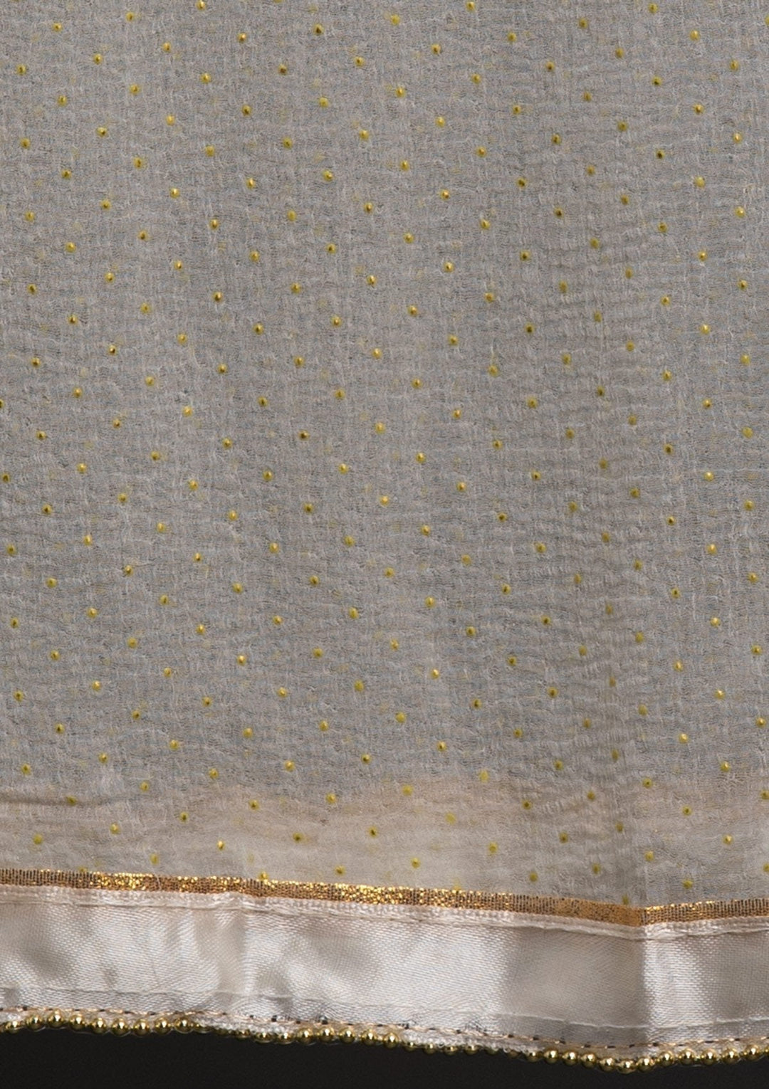 Cream Sequins Georgette Designer Salwar Suit - koskii