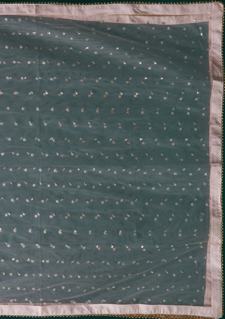 Baby Pink Chikankari Georgette Designer Anarkali Suit - Koskii