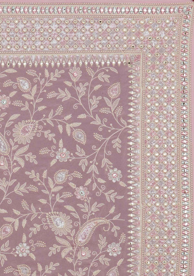Baby Pink Gotapatti Georgette Designer Saree - Koskii