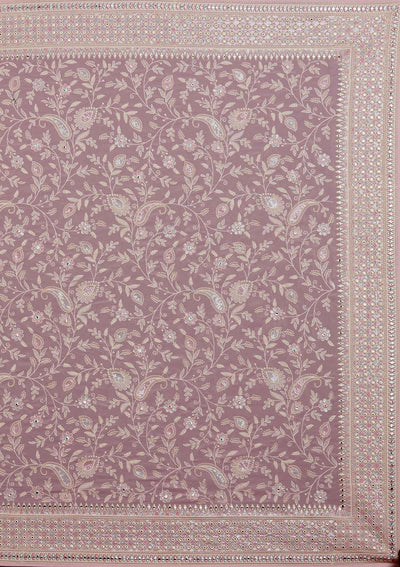Baby Pink Gotapatti Georgette Designer Saree - Koskii