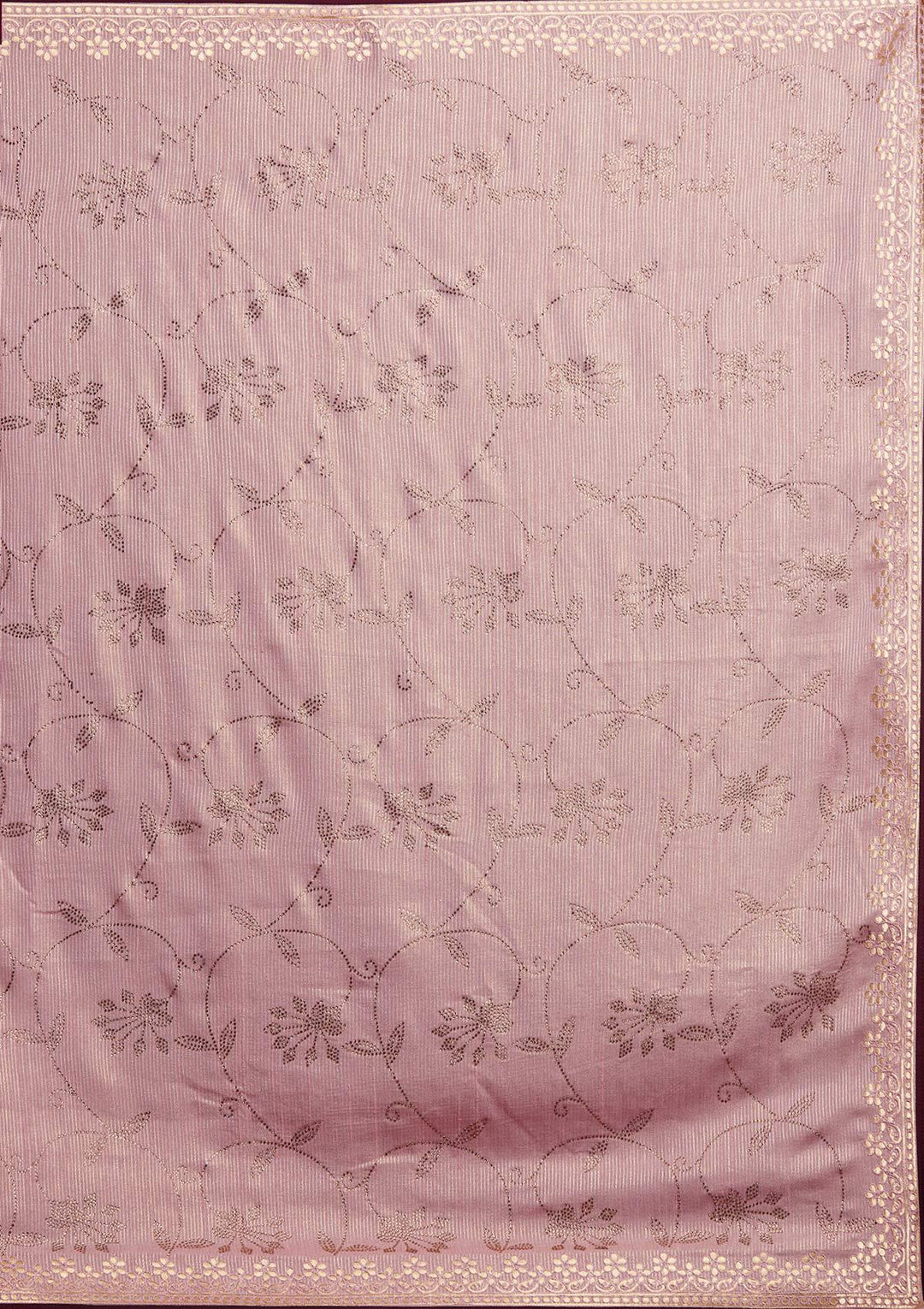 Baby Pink Gotapatti Shimmer Designer Saree - koskii