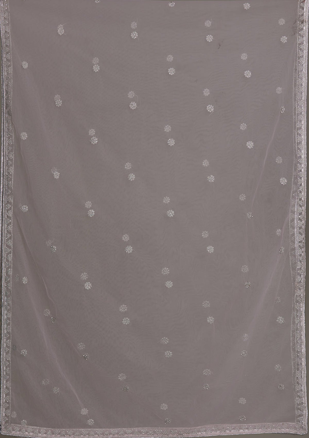 Baby Pink Silver Stonework Georgette Salwar Suit-Koskii