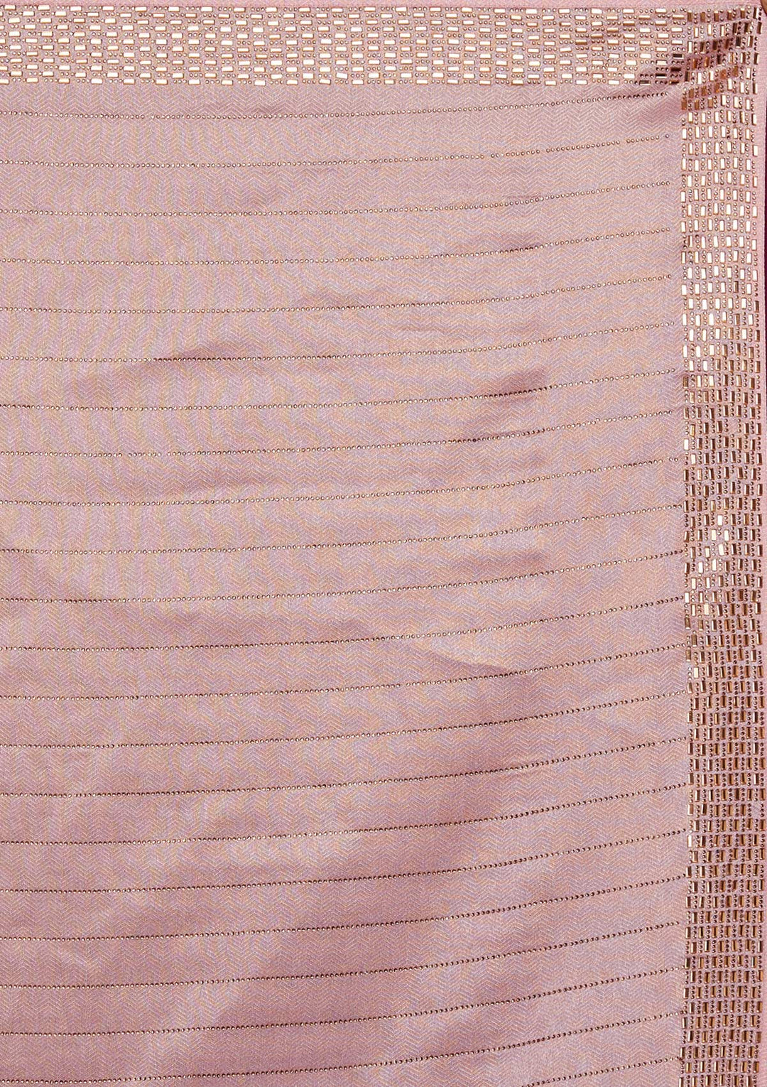 Baby Pink Swarovski Shimmer Designer Saree - koskii