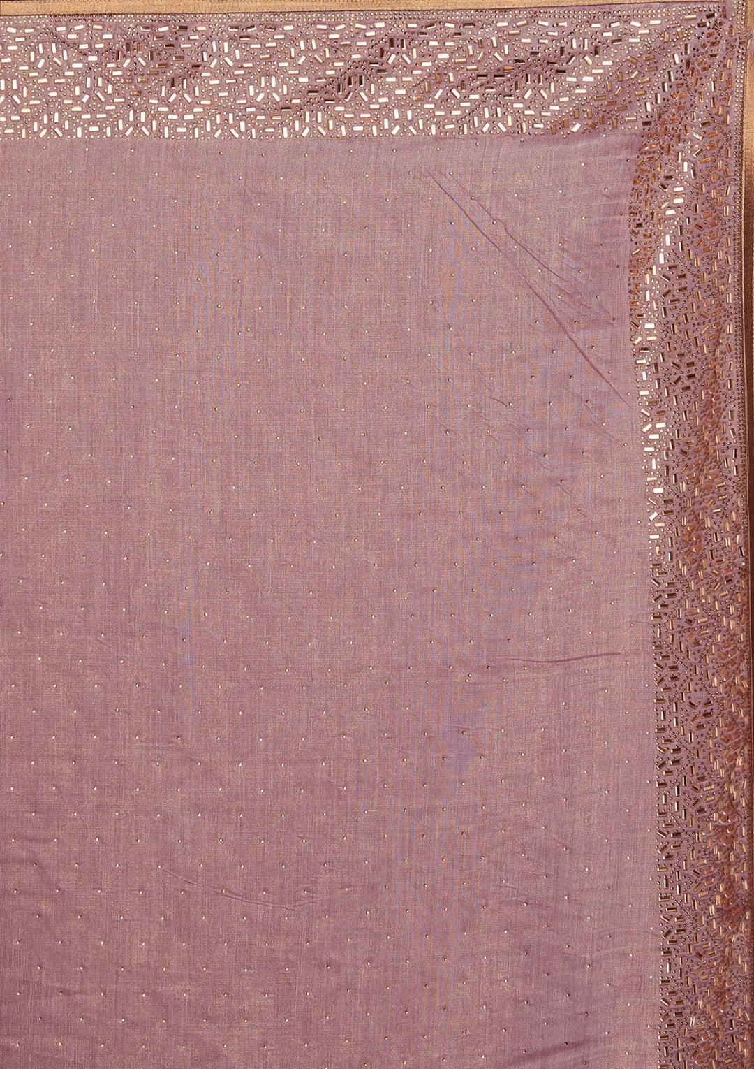 Baby Pink Swarovski Tissue Designer Saree - koskii