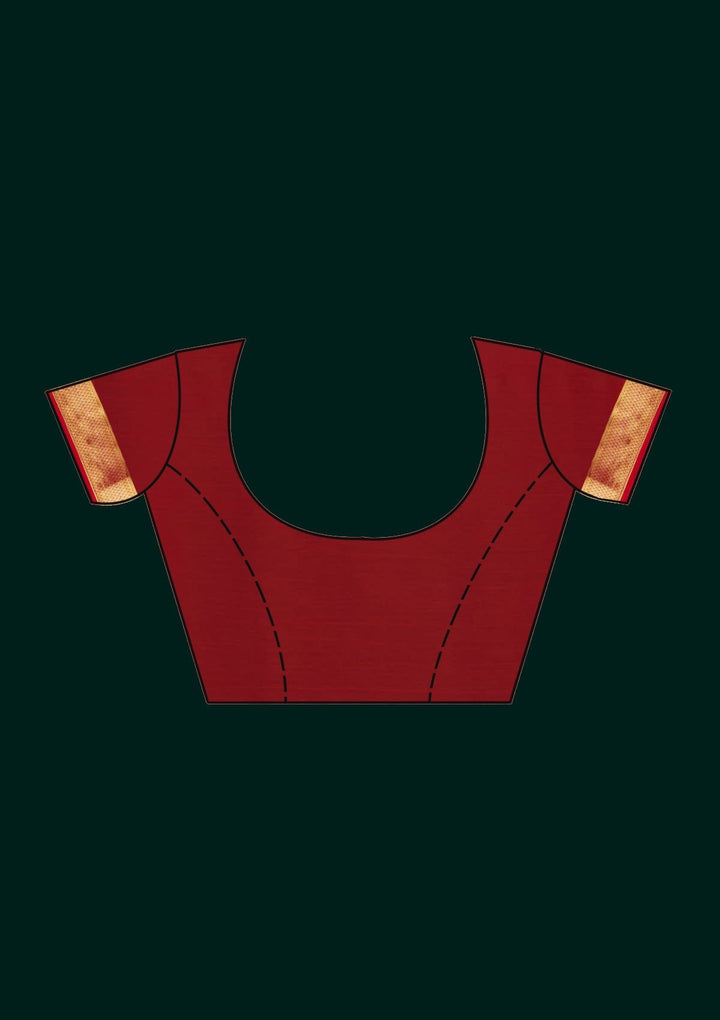 Beige Zariwork Art Silk Saree-Koskii