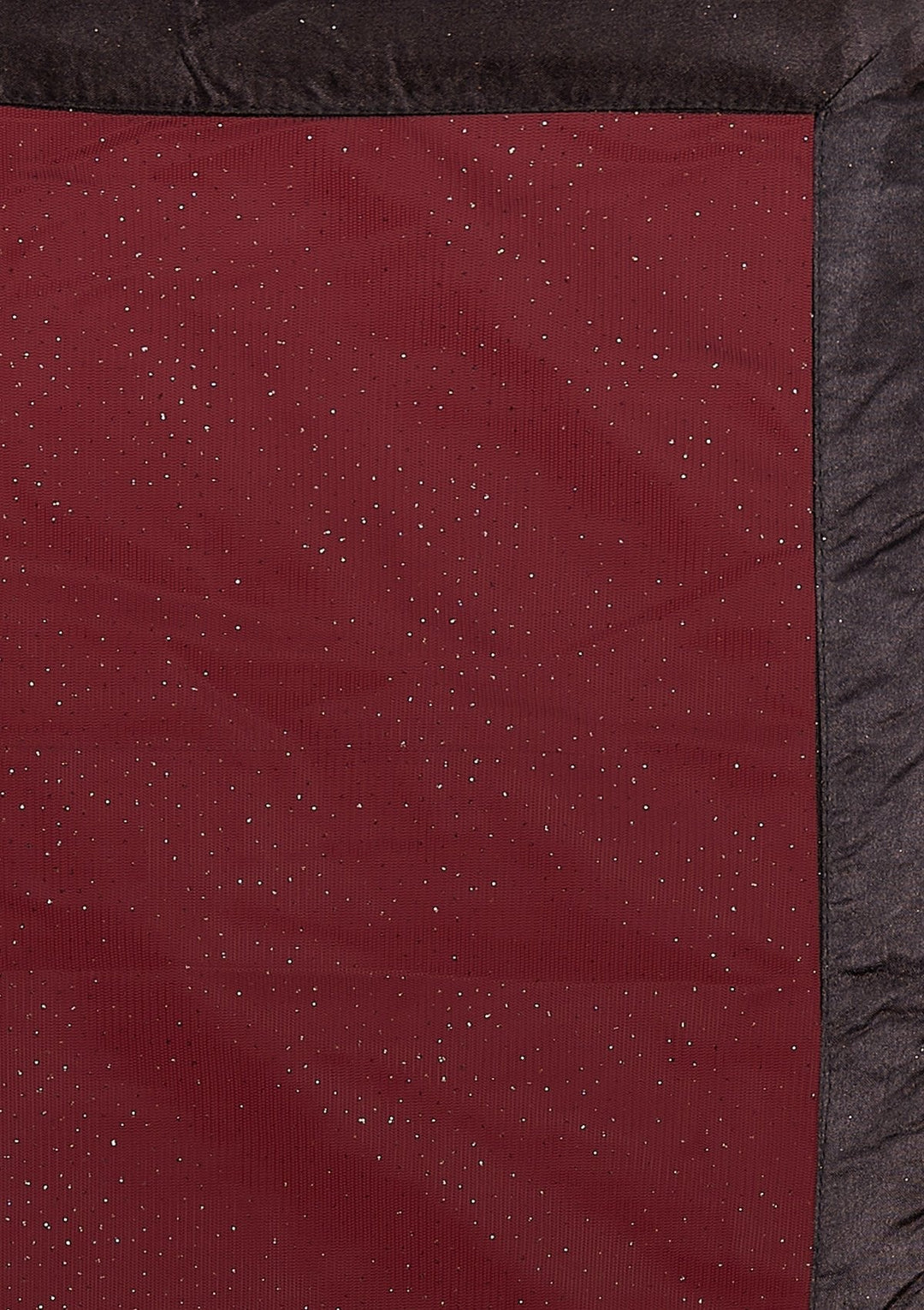 Black Glitter Net Designer Gown - Koskii
