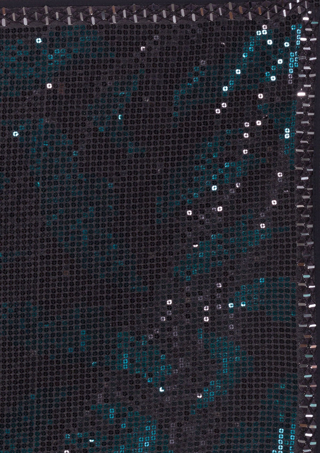 Black Sequins Georgette Saree-Koskii