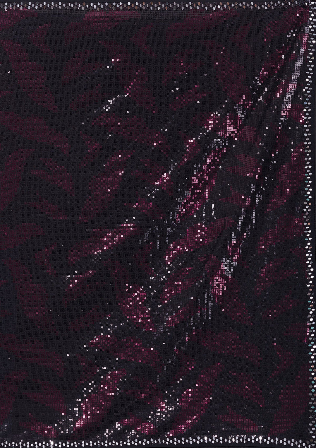 Black Sequins Georgette Saree-Koskii