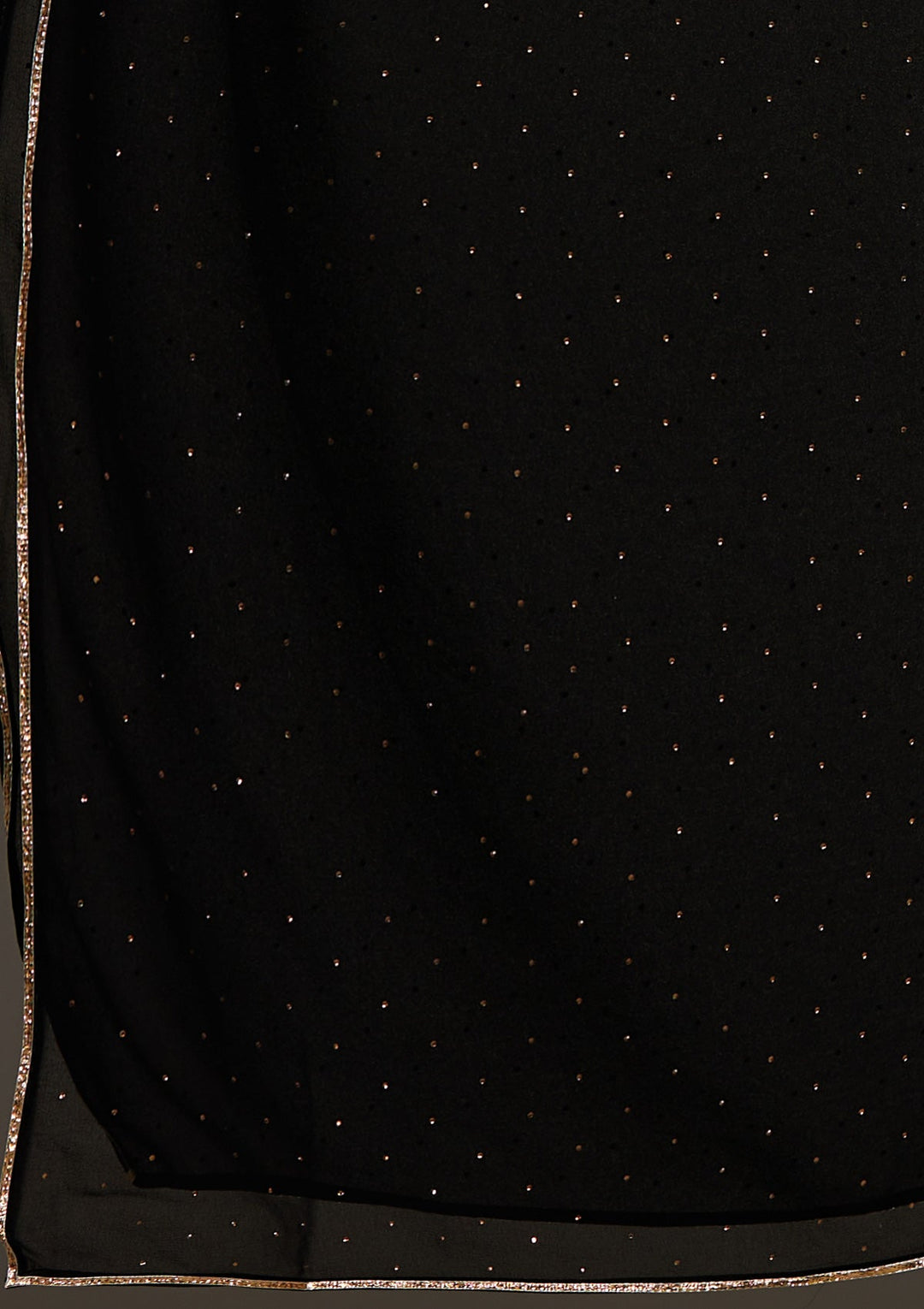 Black Threadwork Georgette Salwar Suit-Koskii