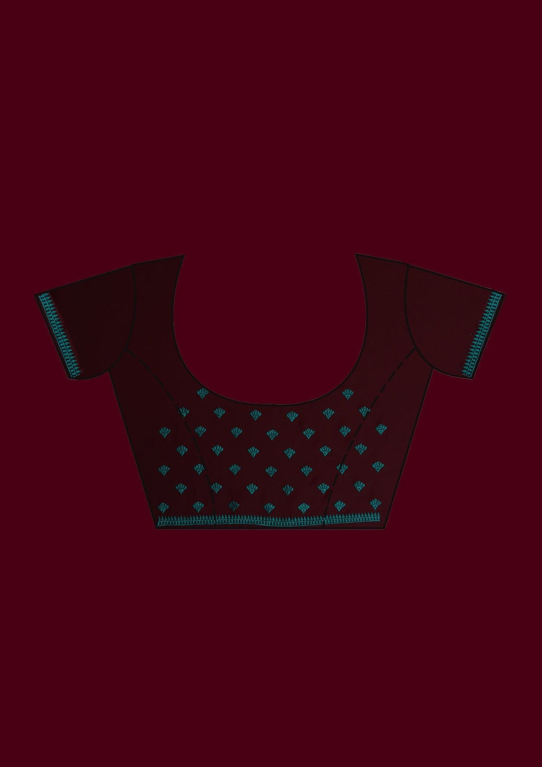 Black Threadwork Georgette Designer Saree - Koskii