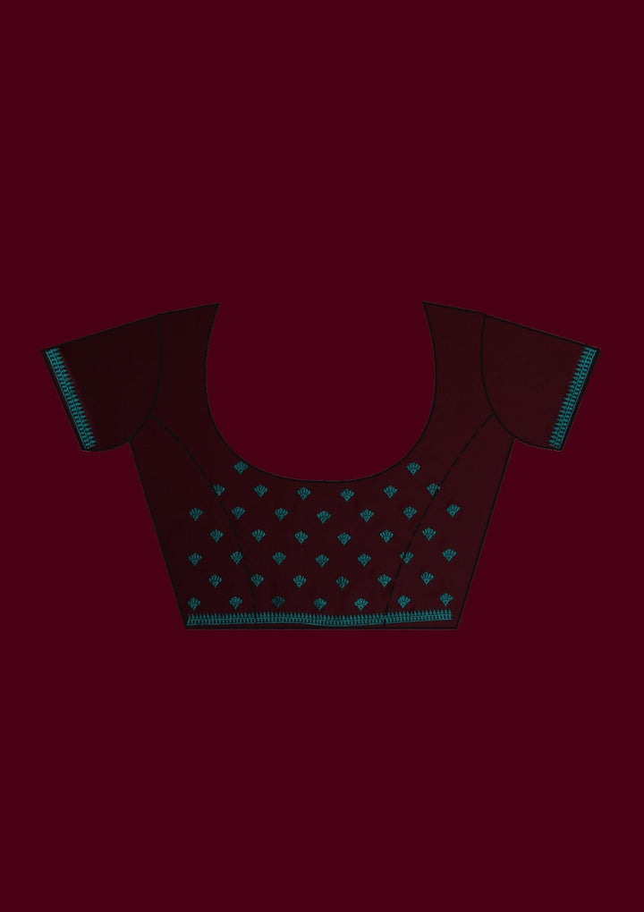 Black Threadwork Georgette Designer Saree - Koskii