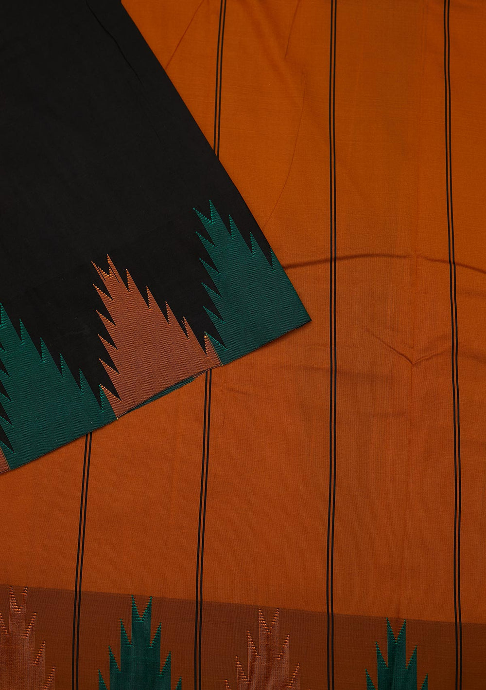 Black Zariwork Art Silk Saree - Koskii