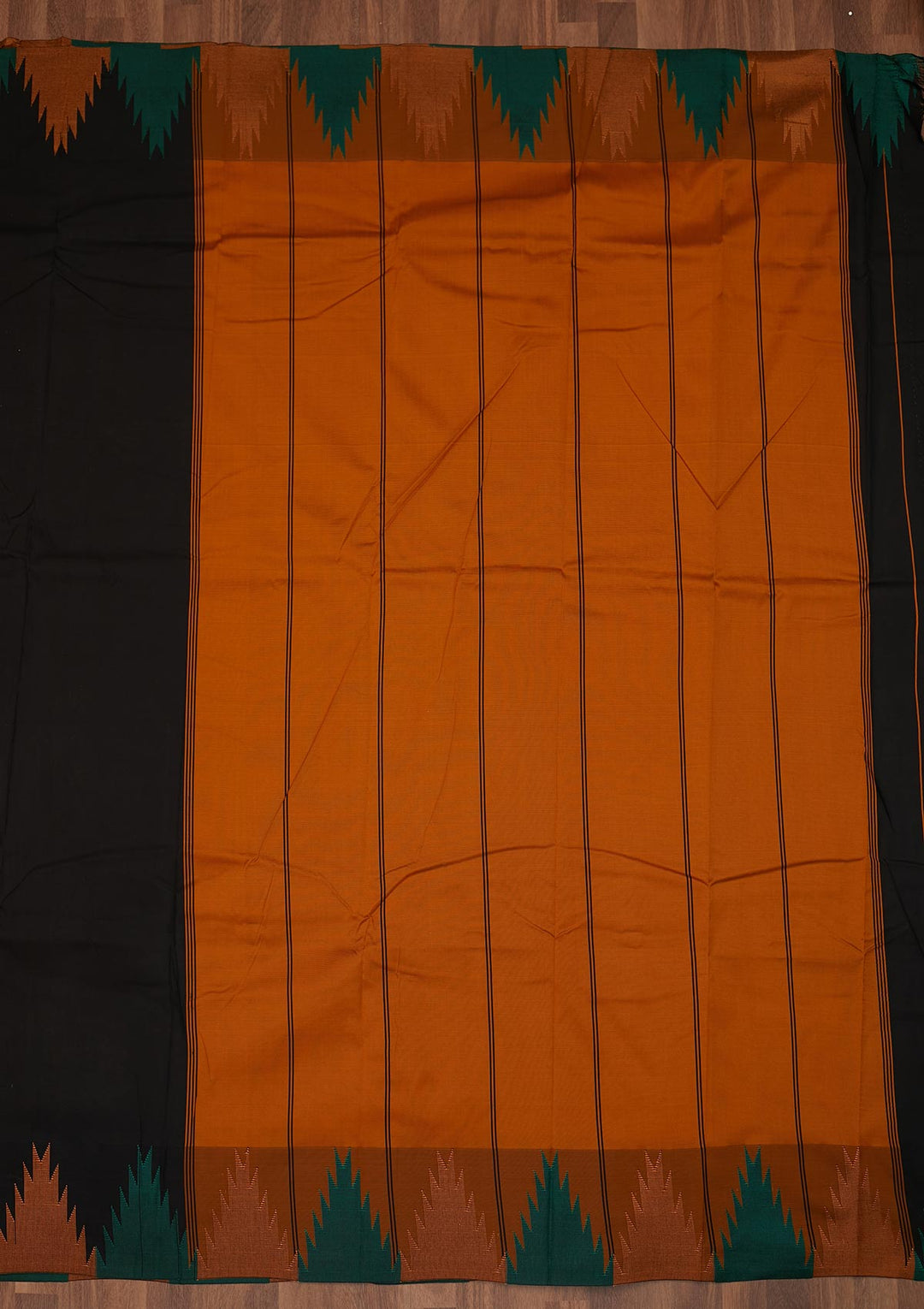 Black Zariwork Art Silk Saree - Koskii