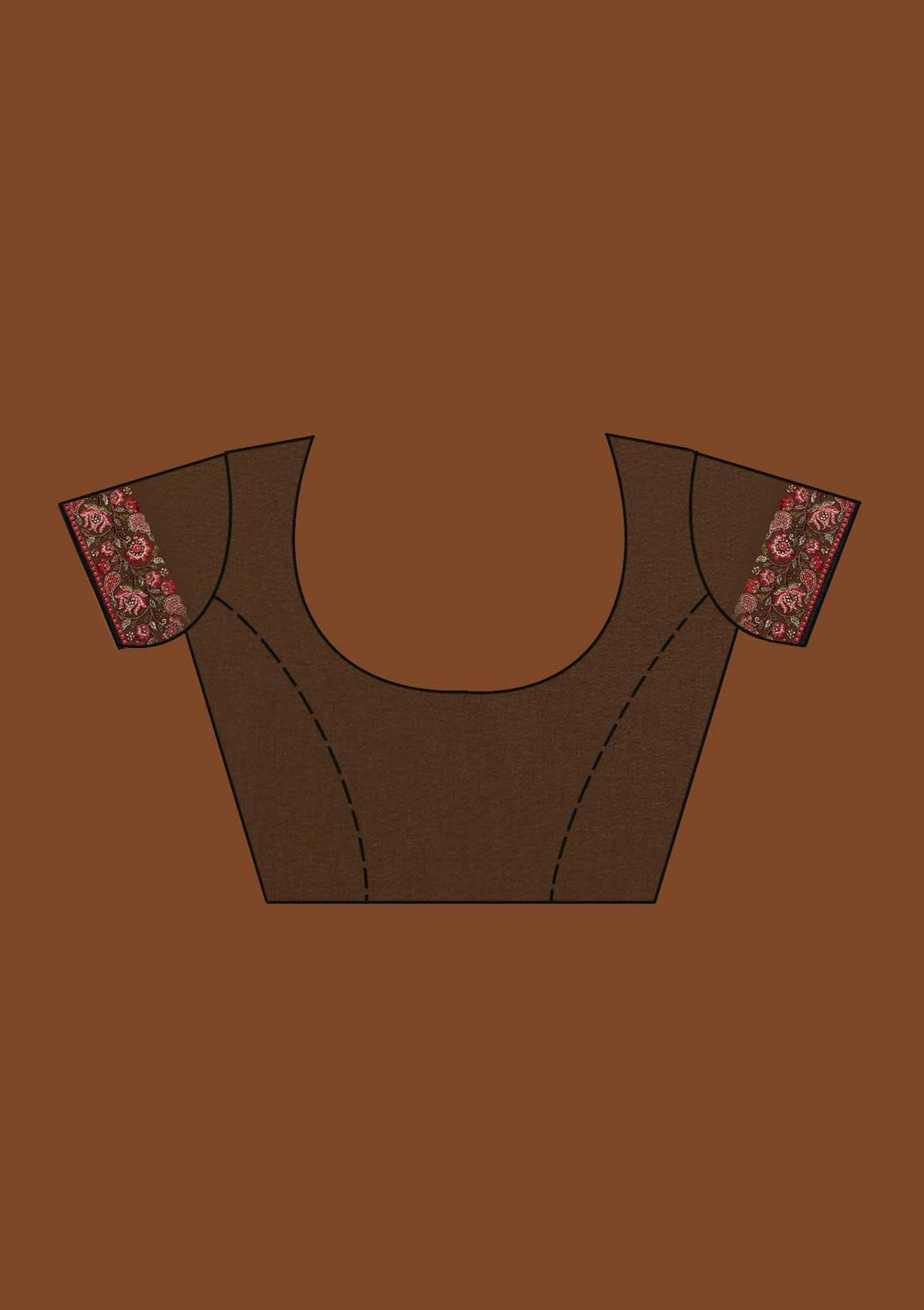 Black Zariwork Georgette Saree-Koskii