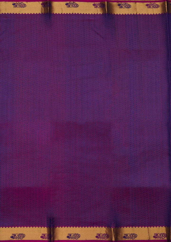 Blue Zariwork Pure Silk Designer Saree - koskii