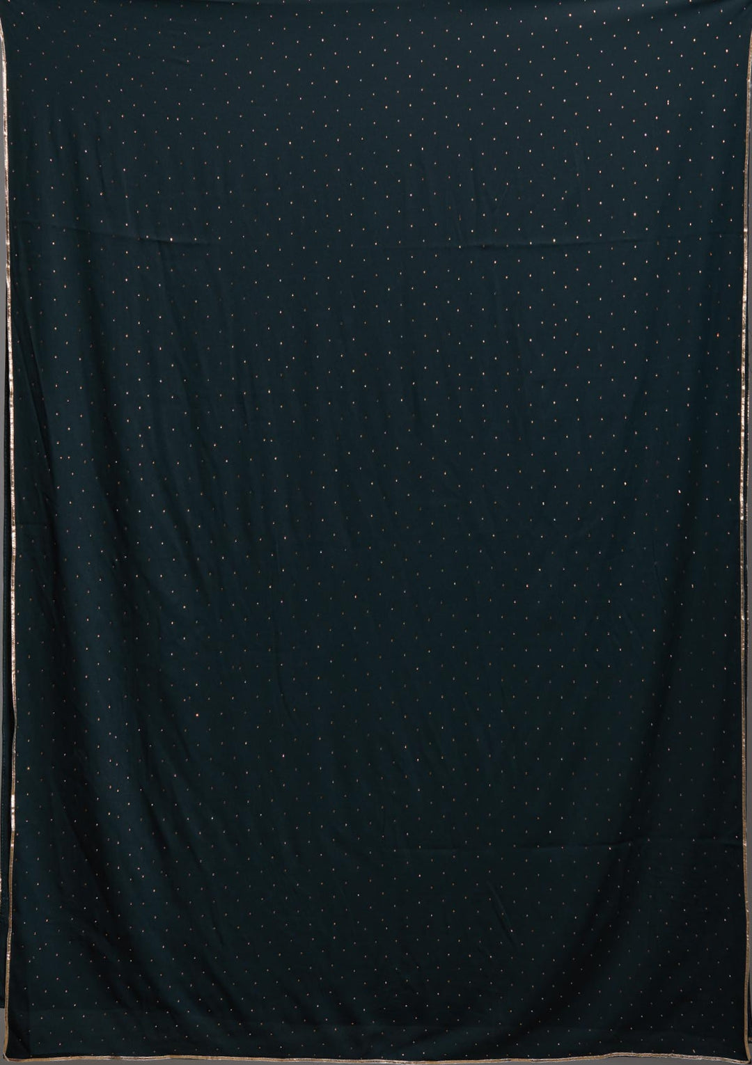 Bottle Green Sequins Semi Crepe Designer Salwar Suit-Koskii