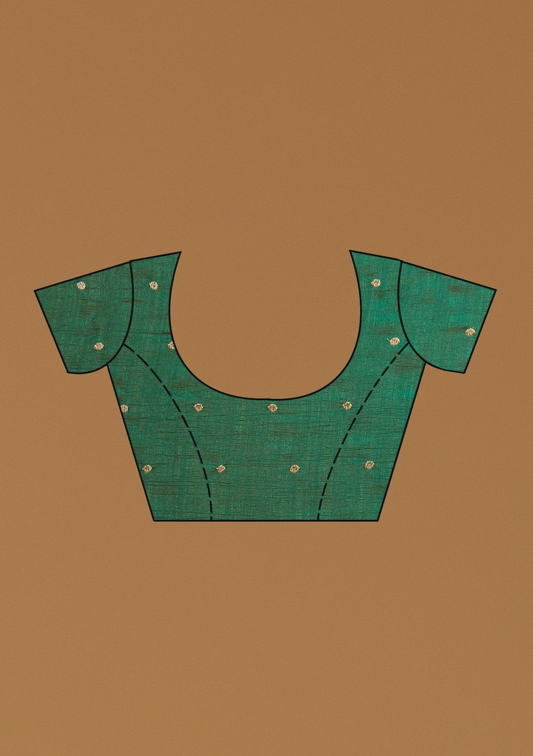 Bottle Green Zariwork Art Silk Designer Saree - koskii