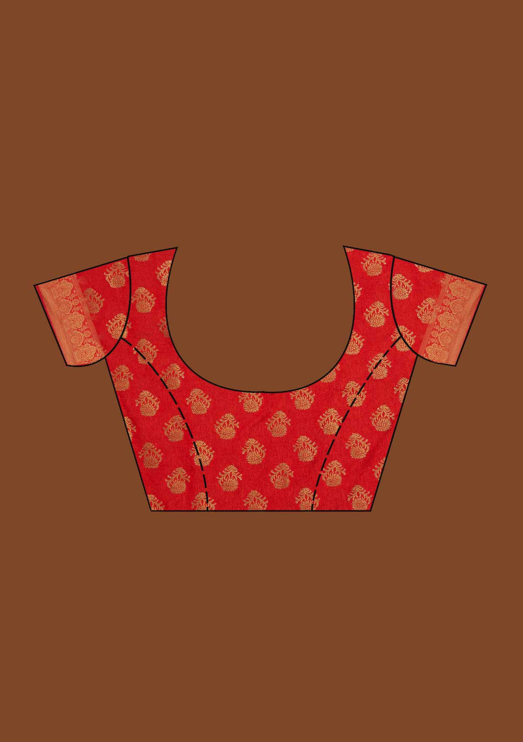 Bottle Green Zariwork Art Silk Saree-Koskii