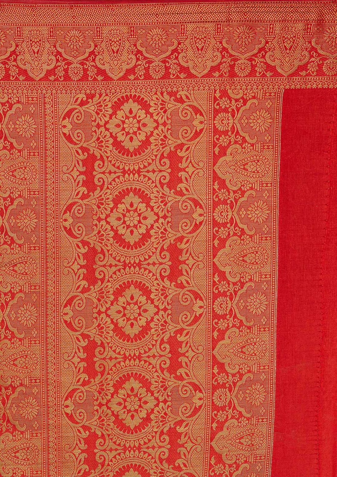 Bottle Green Zariwork Art Silk Saree-Koskii