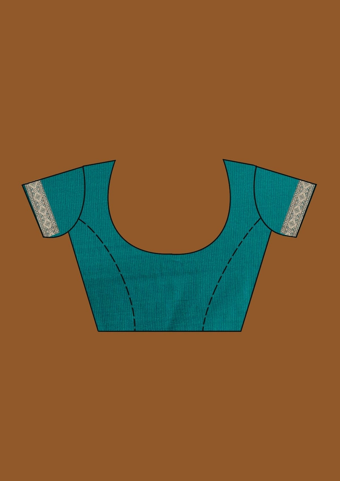 Bottle Green Zariwork Banarasi Designer Saree - Koskii