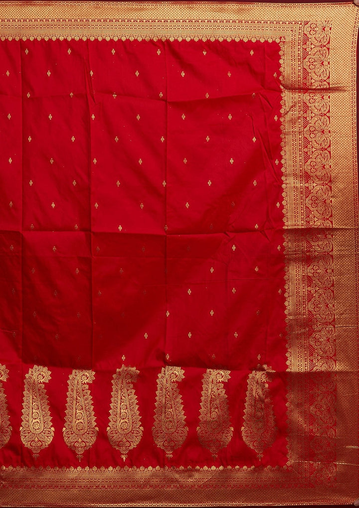 Cream Zariwork Banarasi Designer Gown - Koskii