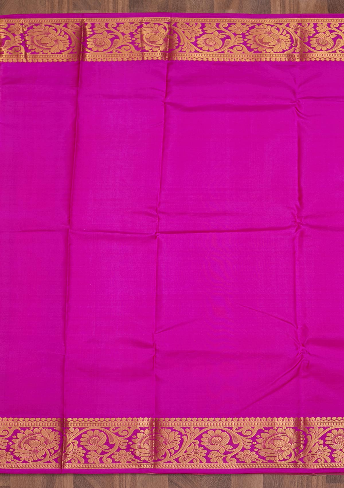 Cream Zariwork Pure Silk Saree-Koskii