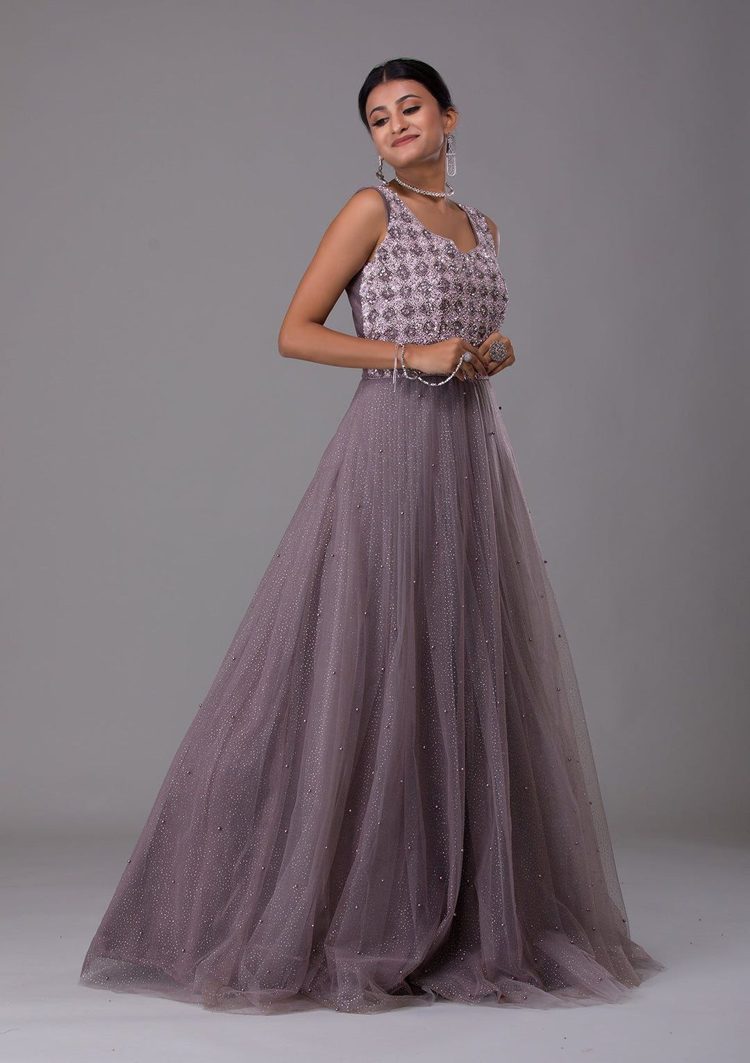 dark grey sequin dress Grey Elegant Sequins Dress - XS Ellae Lisque - Perfect Lace Dress for Birthdays & Date Nights