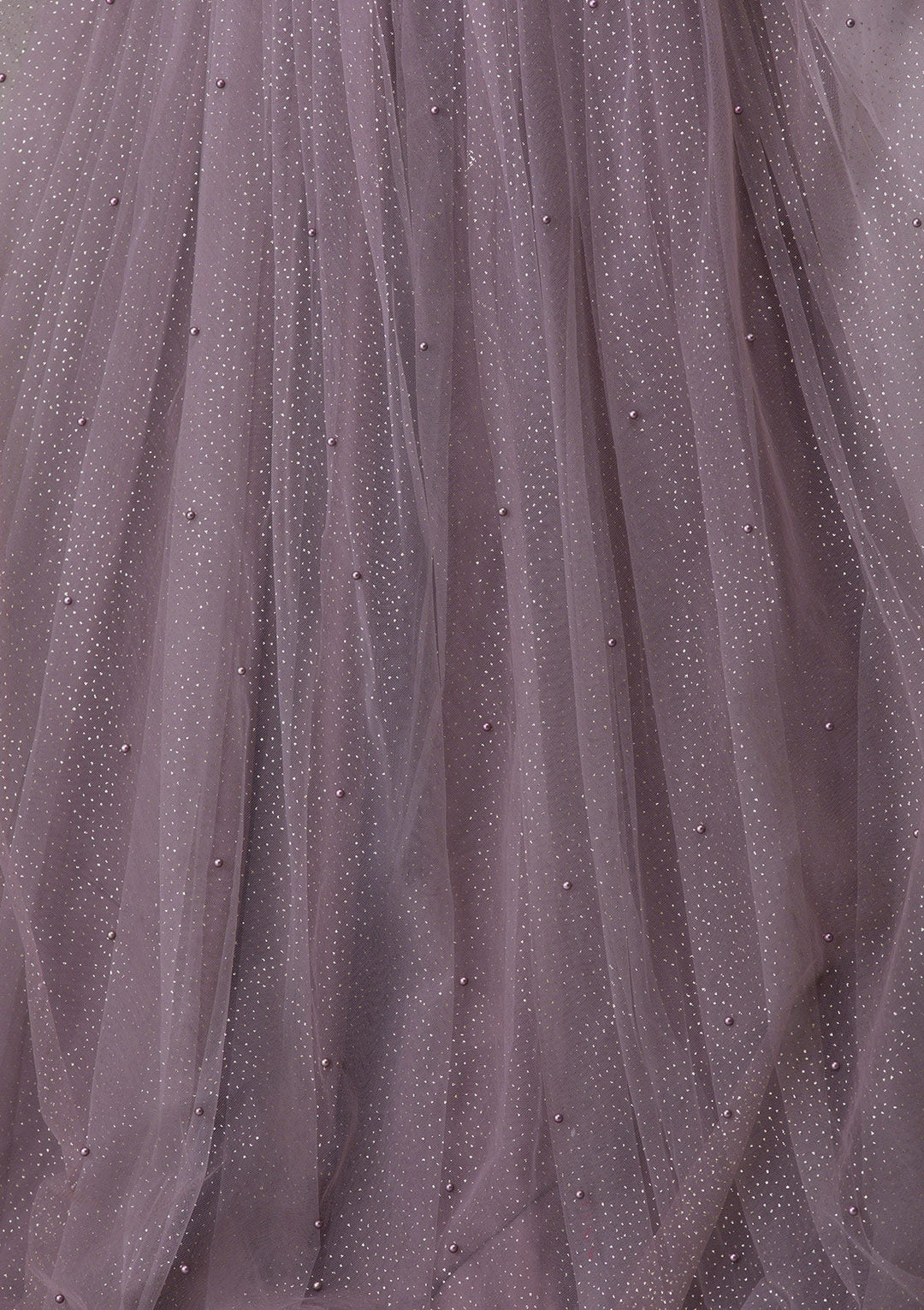 Dark Grey Sequins Net Designer Gown-Koskii