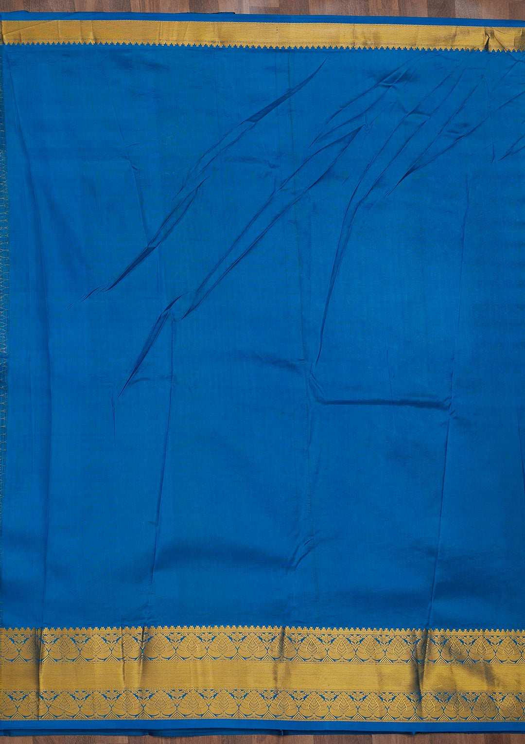 Dark Grey Zariwork Pure Silk Saree-Koskii