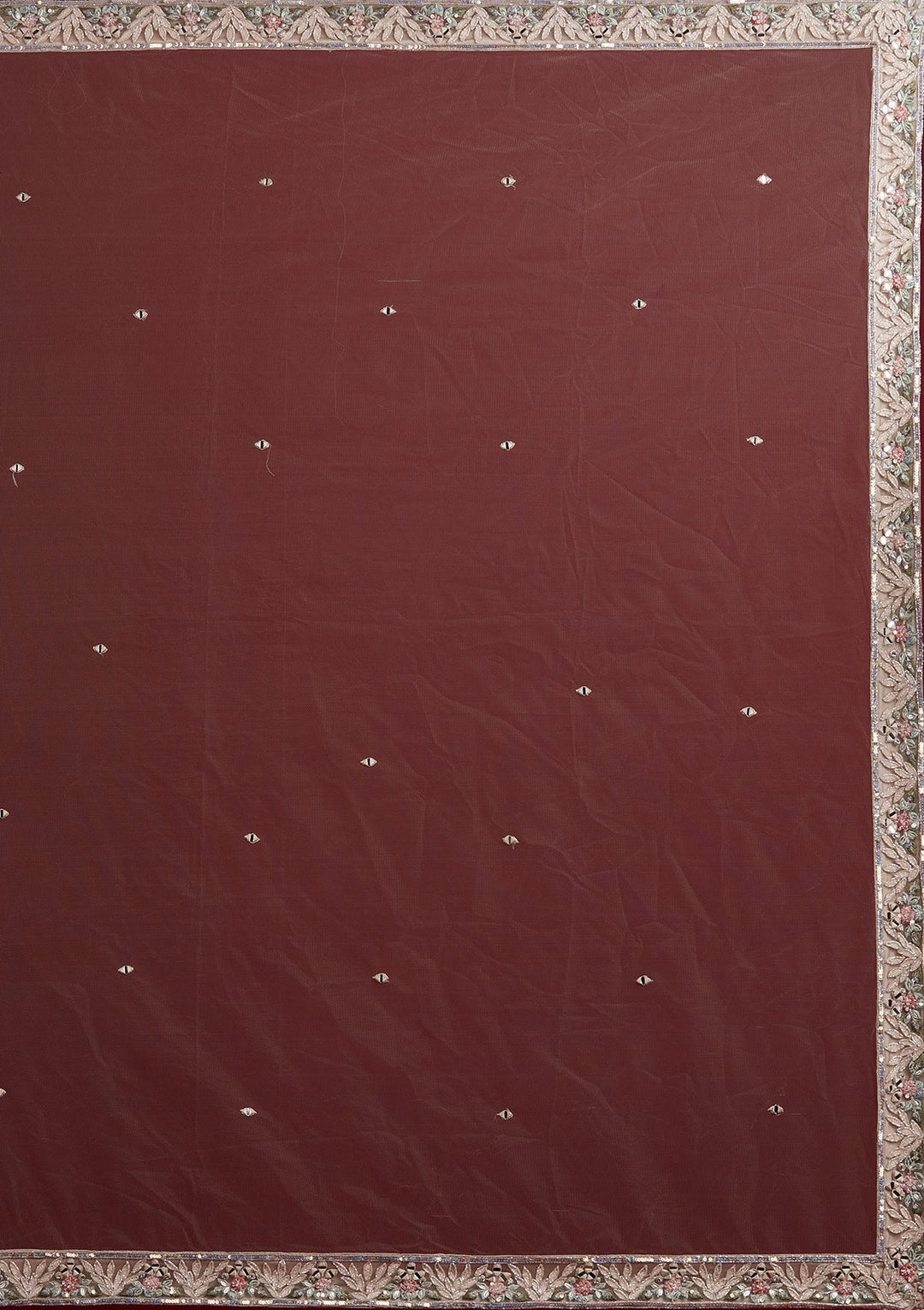 Gold Sequins Net Designer Lehenga - koskii
