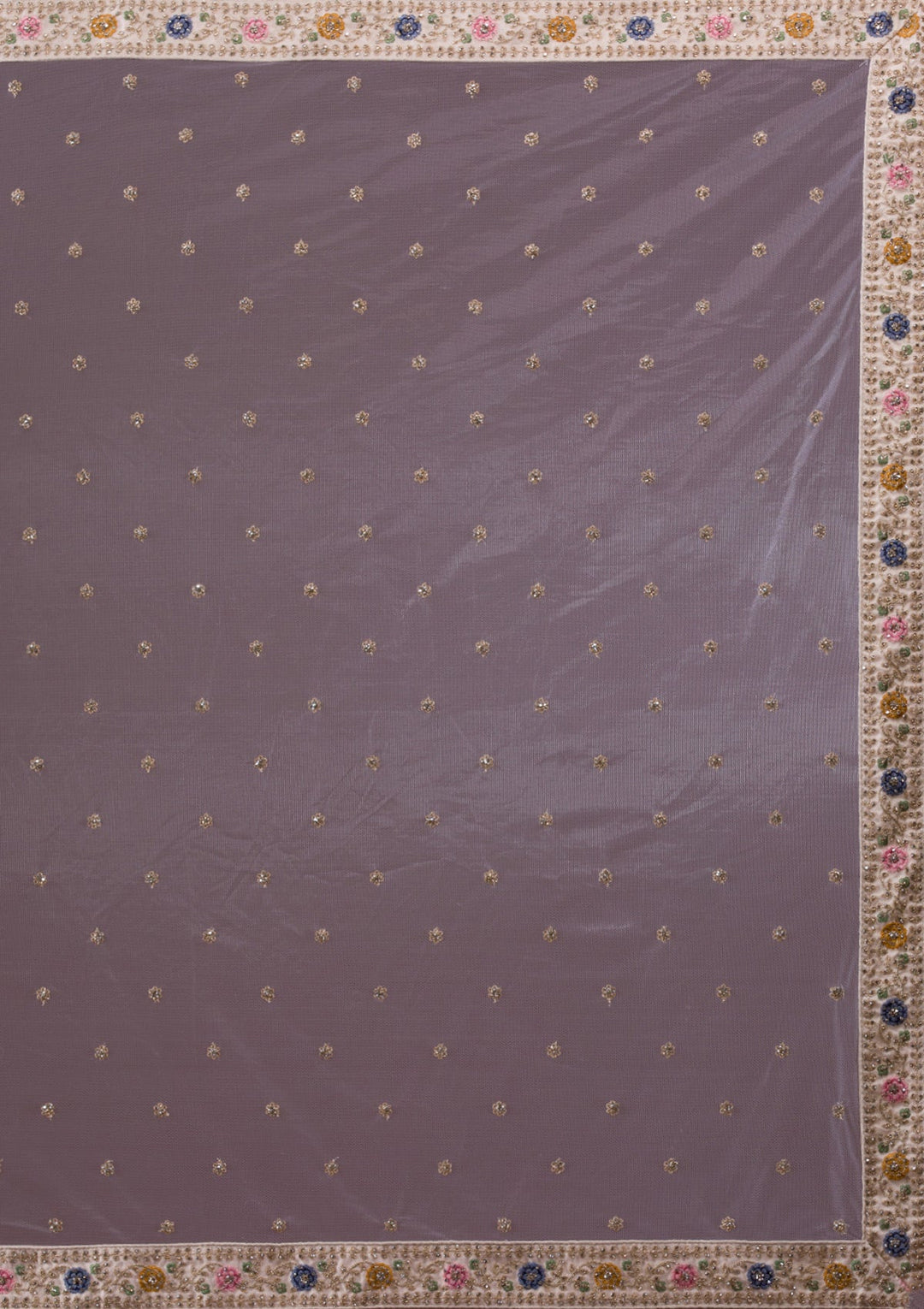Gold Stonework Net Lehenga-Koskii