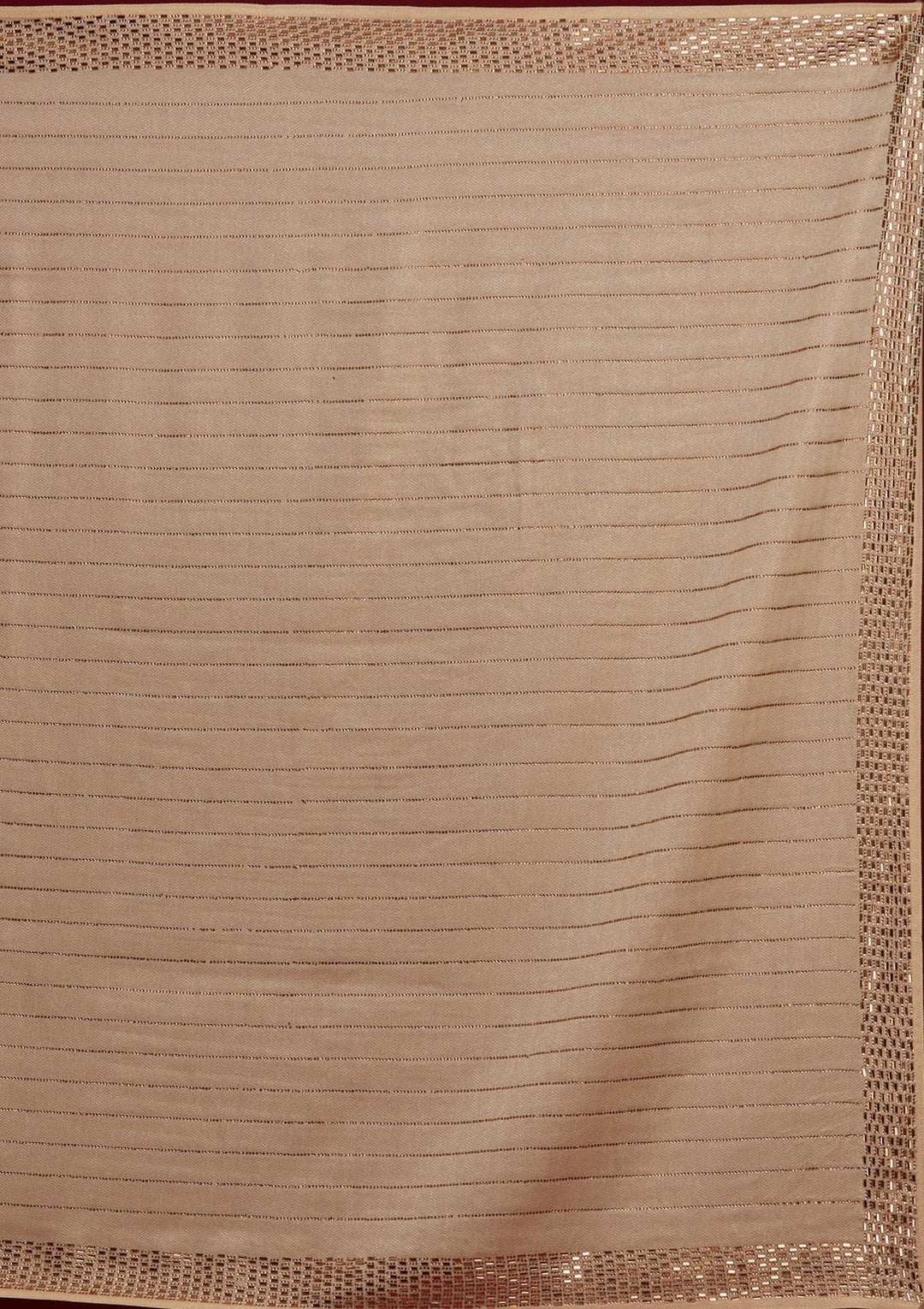 Gold Swarovski Shimmer Designer Saree - koskii