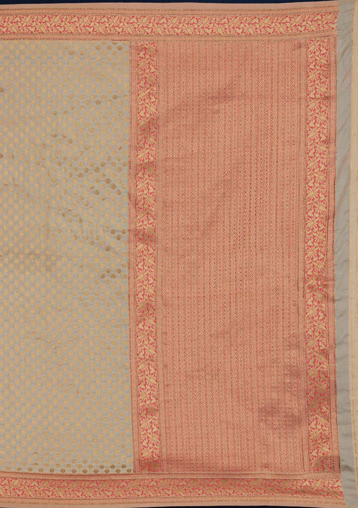 Gold Zariwork Art Silk Designer Saree - Koskii