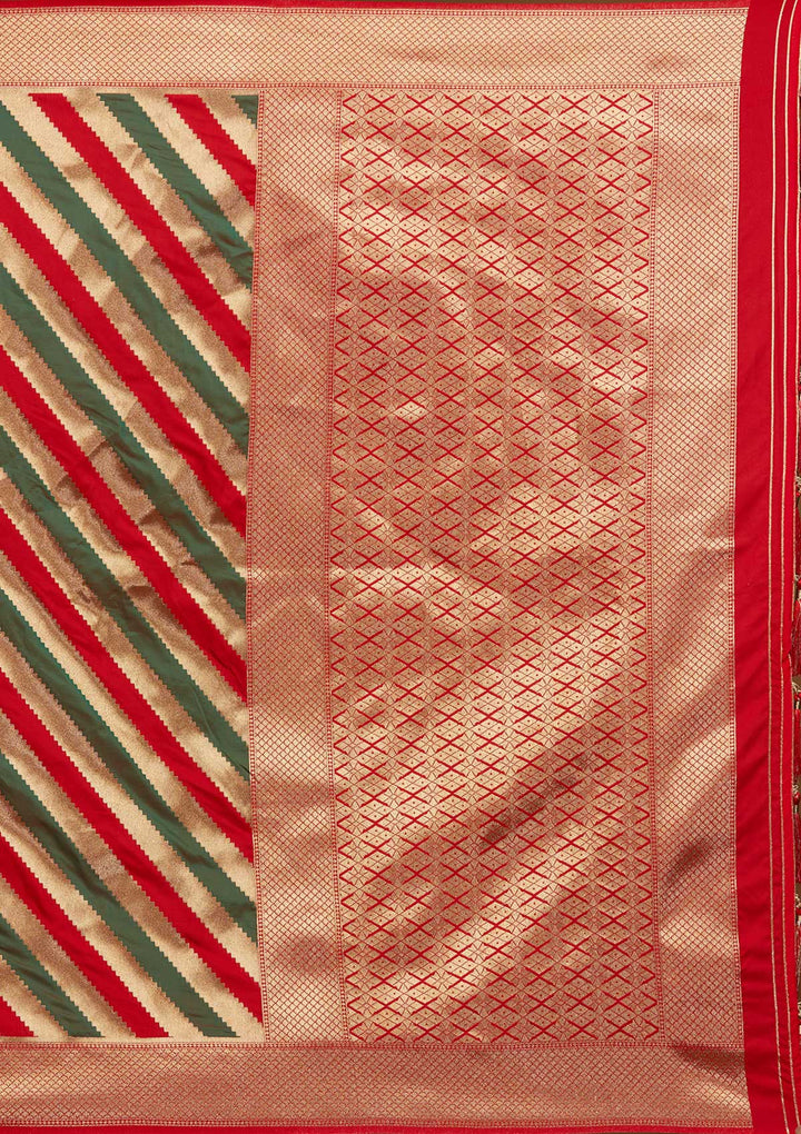 Gold Zariwork Art Silk Designer Saree - Koskii