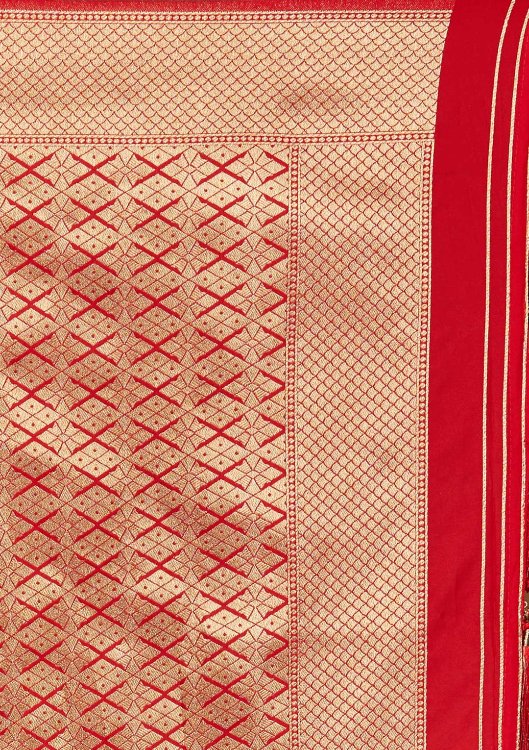 Gold Zariwork Art Silk Designer Saree - Koskii