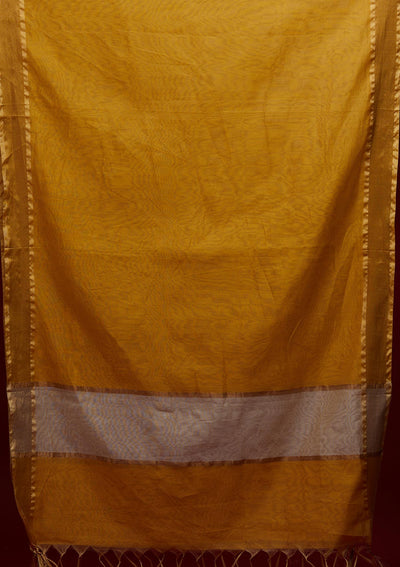Gold Zariwork Chanderi Designer Salwar Suit - Koskii