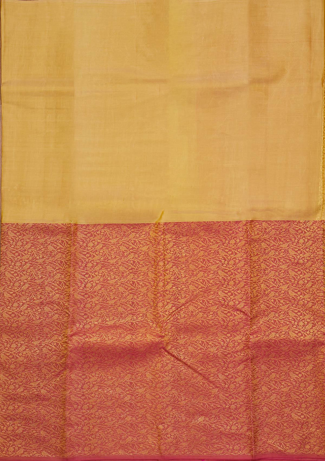 Gold Zariwork Pure Silk Designer Saree - koskii