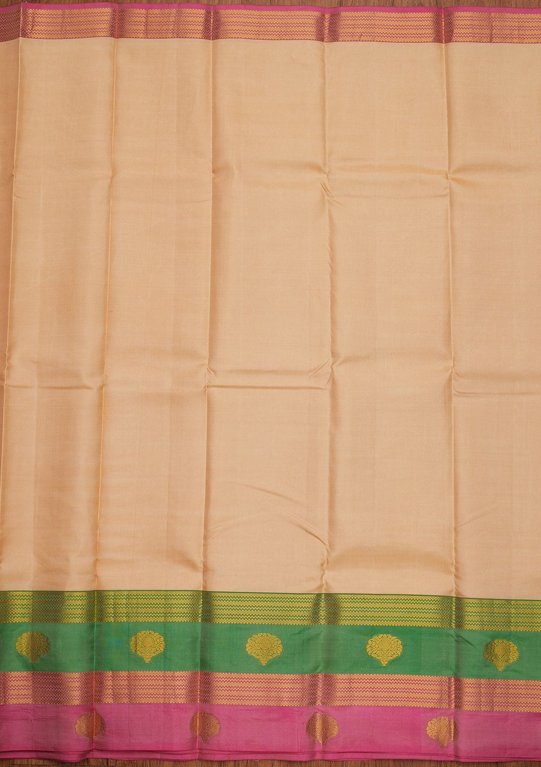Gold Zariwork Pure Silk Designer Saree - koskii