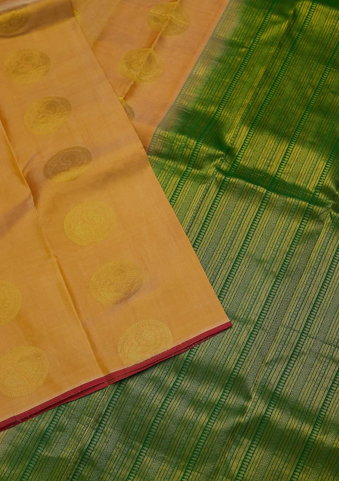 Gold Zariwork Pure Silk Designer Saree - koskii