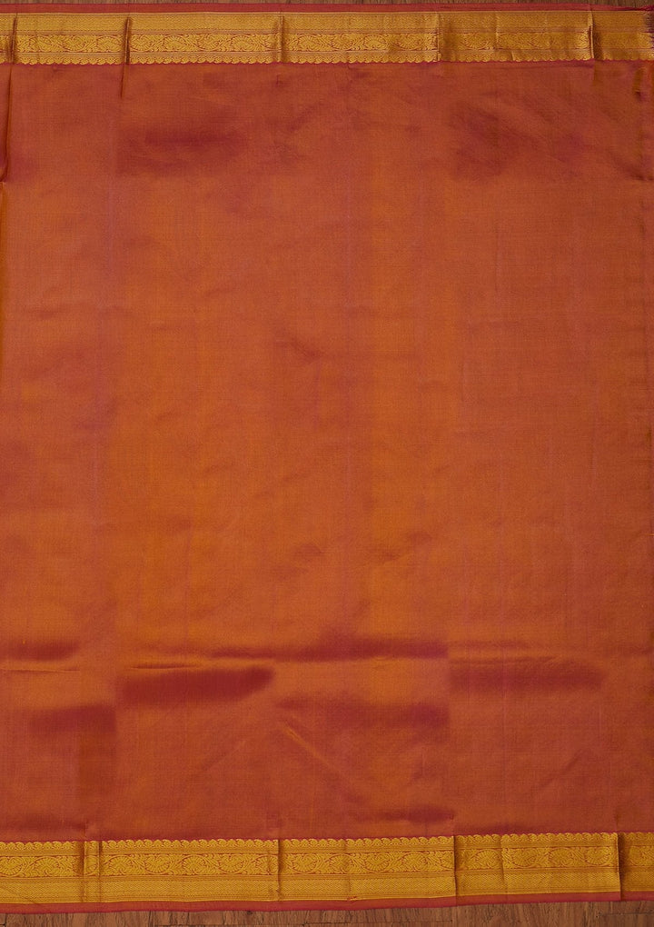 Gold Zariwork Pure Silk Designer Saree - koskii