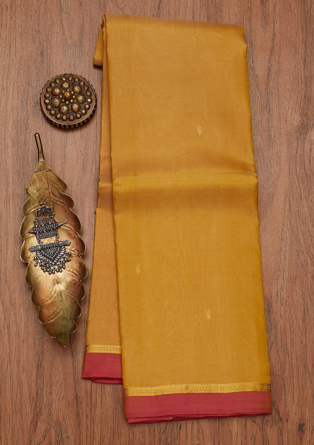 Gold Zariwork Pure Silk Designer Saree - koskii