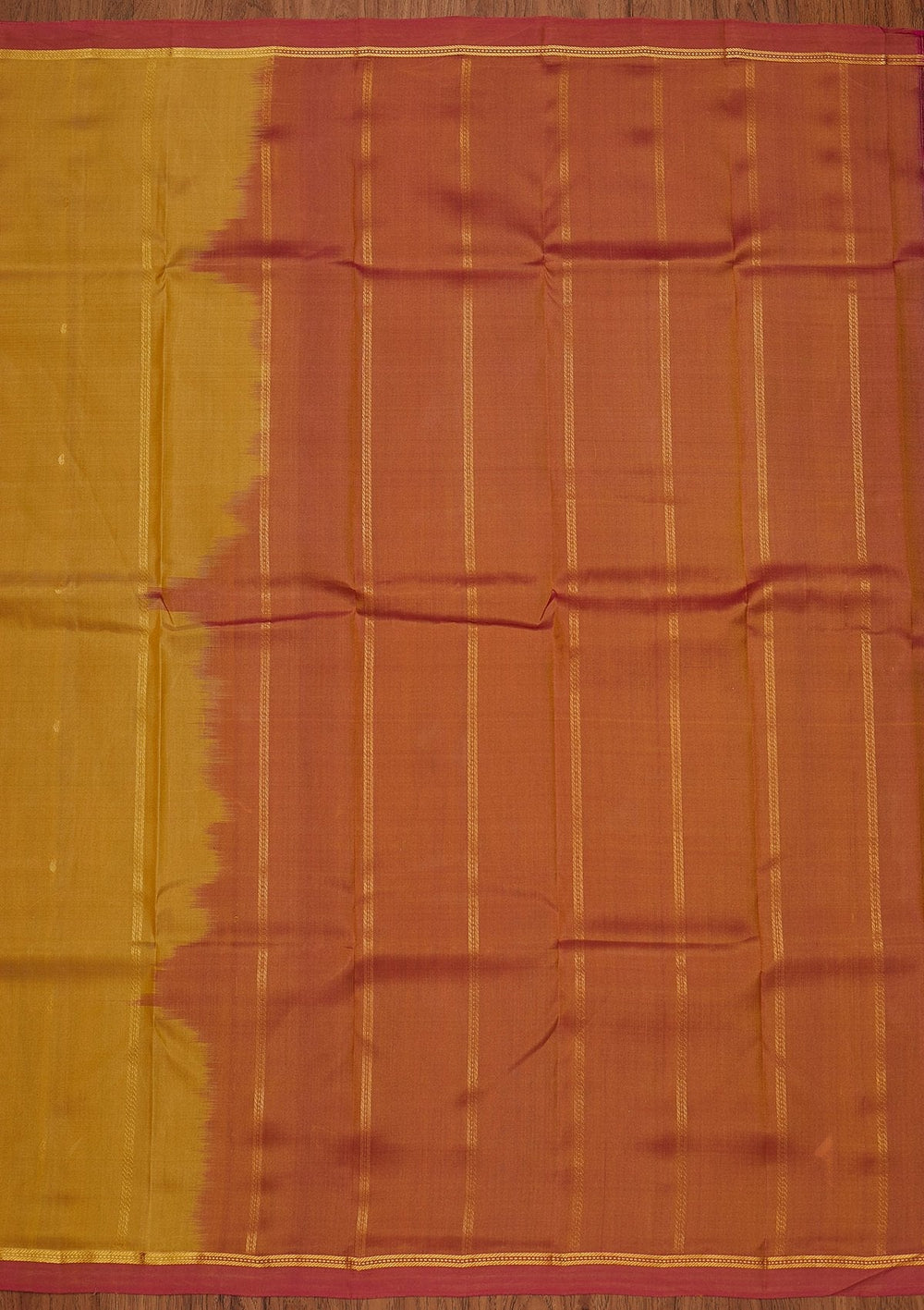 Gold Zariwork Pure Silk Designer Saree - koskii