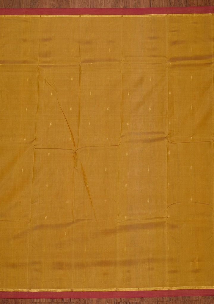 Gold Zariwork Pure Silk Designer Saree - koskii