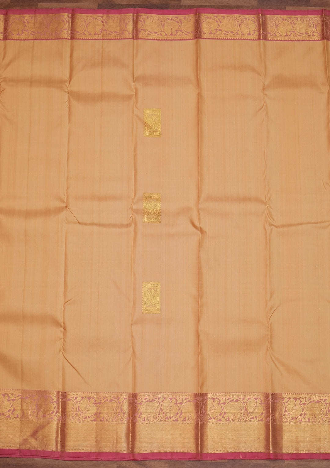 Gold Zariwork Pure Silk Designer Saree - Koskii