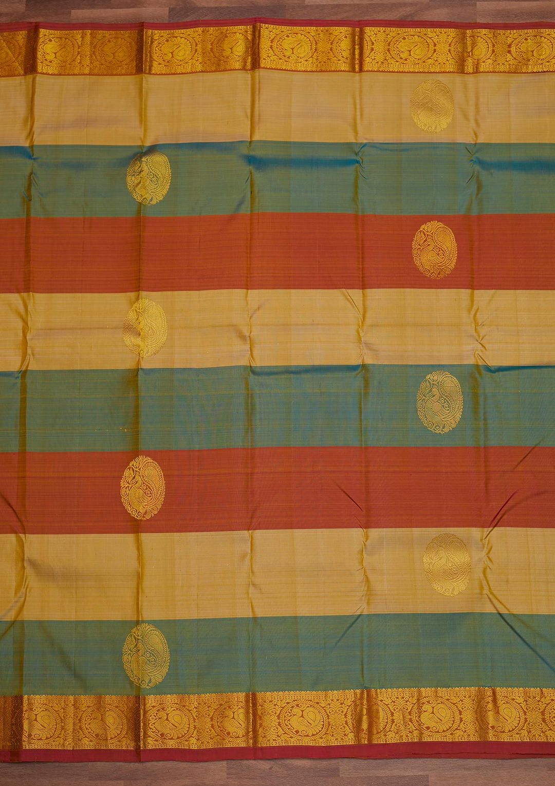 Gold Zariwork Pure Silk Designer Saree - Koskii